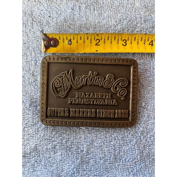 Vintage 1975 Martin Guitar Belt Buckle - Picture 1 of 4